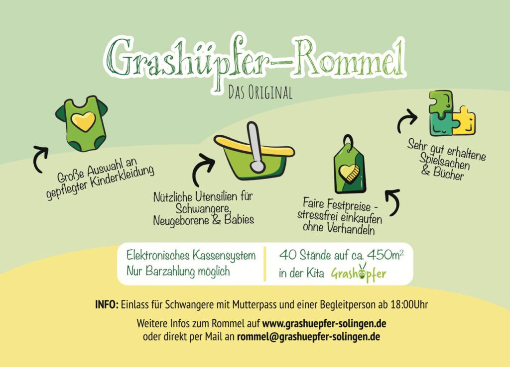 Flyer zum Grashuepfer-Rommel 2025-09